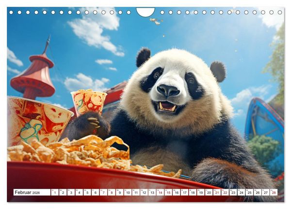 Produktbild: Sonnige Schnappsch&uuml;sse - Ein Jahr voller fr&ouml;hlicher Tiere (Wandkalender 2026 DIN A4 quer), CALVENDO Monatskalender