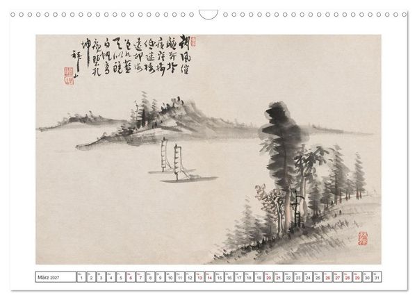 Produktbild: Yoshitsugu Haizan (Wandkalender 2027 DIN A3 quer), CALVENDO Monatskalender