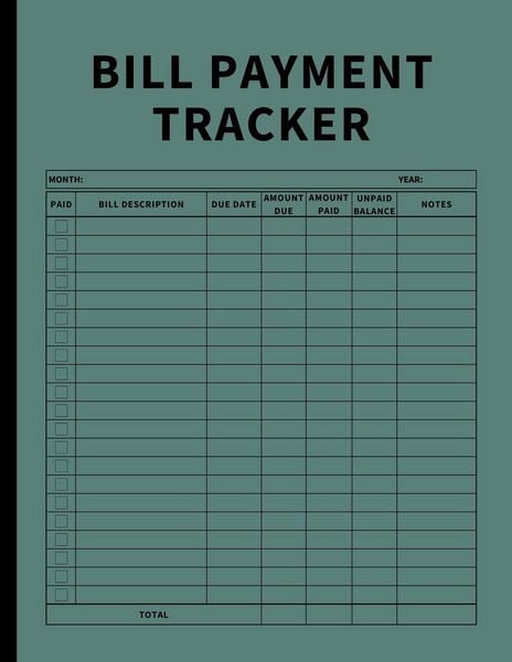 Produktbild: Bill Payment Tracker