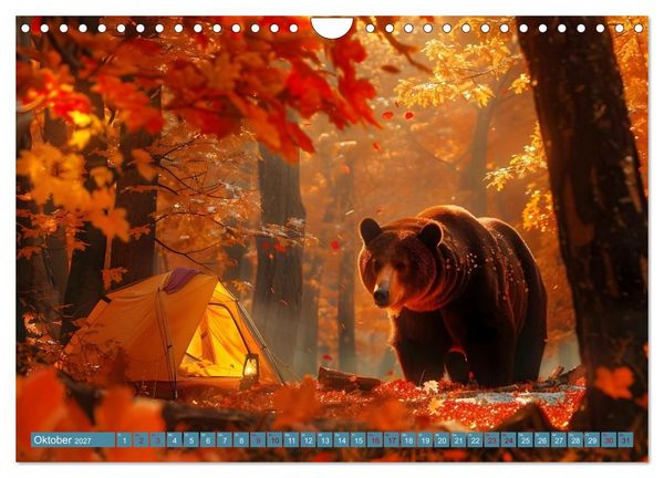 Produktbild: Camping Extreme (Wandkalender 2027 DIN A4 quer), CALVENDO Monatskalender