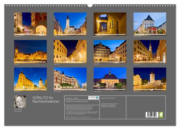 Produktbild: G&Ouml;RLITZ f&uuml;r Nachtschw&auml;rmer (Wandkalender 2026 DIN A2 quer), CALVENDO Monatskalender