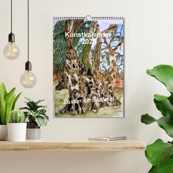 Produktbild: Kunstkalender 2026 - Zauber der Malerei (Wandkalender 2026 DIN A3 hoch), CALVENDO Monatskalender