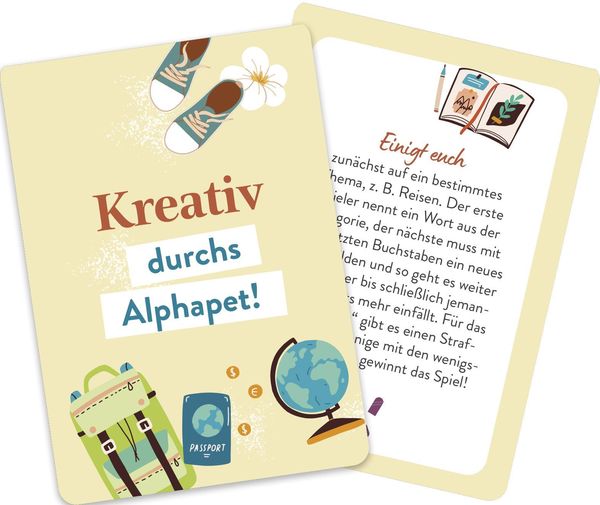 Produktbild: 50 Games to go - Kartenbox mit vielen Spielen und Kreativideen f&uuml;r unterwegs