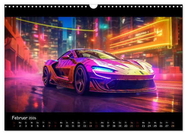 Produktbild: Im Rausch der Geschwindigkeit (Wandkalender 2026 DIN A3 quer), CALVENDO Monatskalender