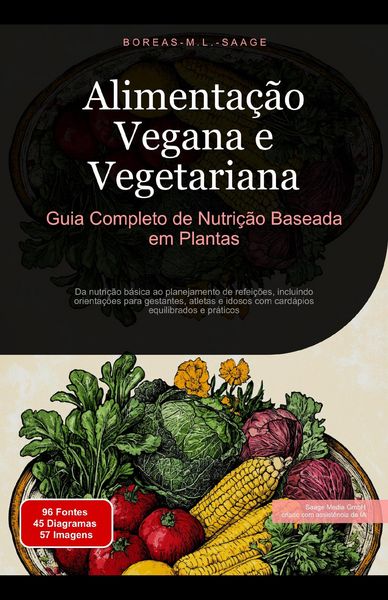 Produktbild: Alimenta&ccedil;&atilde;o Vegana e Vegetariana: Guia Completo de Nutri&ccedil;&atilde;o Baseada em Plantas (Nutri&ccedil;&atilde;o (PT), #7)