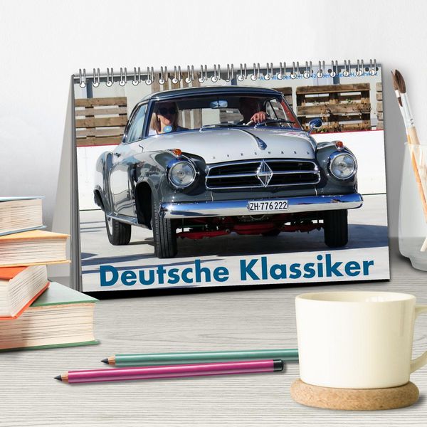Produktbild: Deutsche Klassiker (Tischkalender 2026 DIN A5 quer), CALVENDO Monatskalender