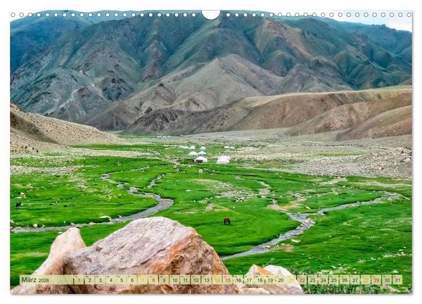 Produktbild: Reise durch Asien - Mongolei (Wandkalender 2026 DIN A3 quer), CALVENDO Monatskalender