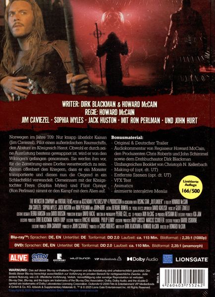 Produktbild: Outlander - Mediabook - Cover A - Limited Edition (Blu-ray+DVD)