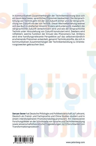 Produktbild: Technikzuk&uuml;nfte. Eine handlungsrelevante Perspektivierung sprachlicher Konstruktion soziotechnischer Zukunft
