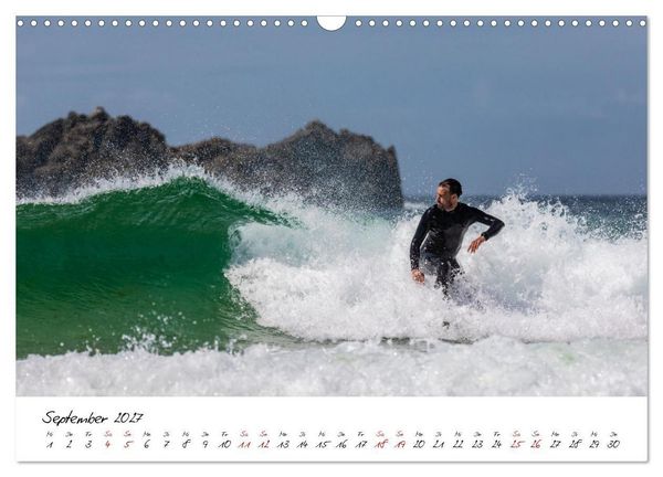 Produktbild: Surfen in der Bretagne (Wandkalender 2027 DIN A3 quer), CALVENDO Monatskalender