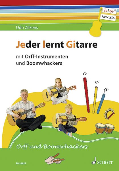 Produktbild: Jeder lernt Gitarre - mit Orff-Instrumenten und Boomwhackers