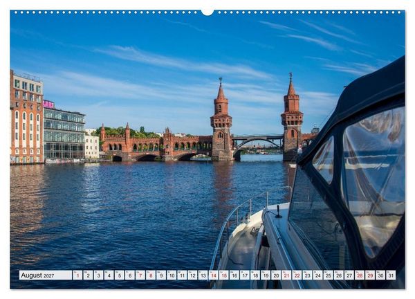 Produktbild: Bootscharter nach Berlin (Wandkalender 2027 DIN A2 quer), CALVENDO Monatskalender