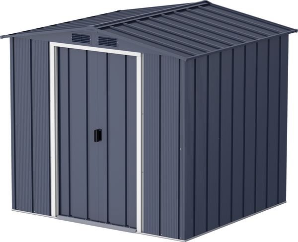 Produktbild: Metall Ger&auml;tehaus 202x174 Gartenhaus Schiebet&uuml;ren