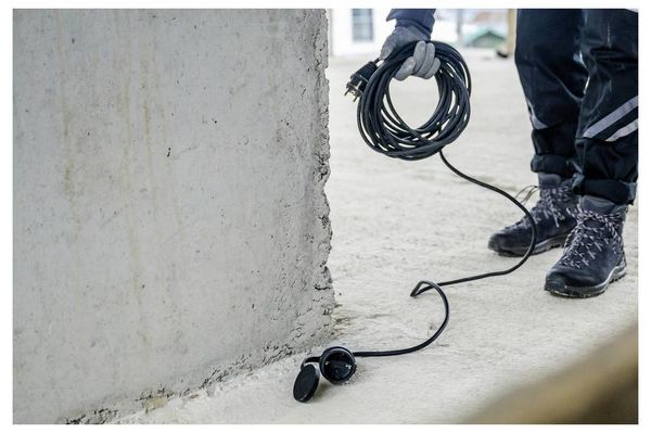Produktbild: Brennenstuhl 1166810 Strom Verl&auml;ngerungskabel Schwarz 10.00m H07RN-F 3G 2,5mm&sup2;