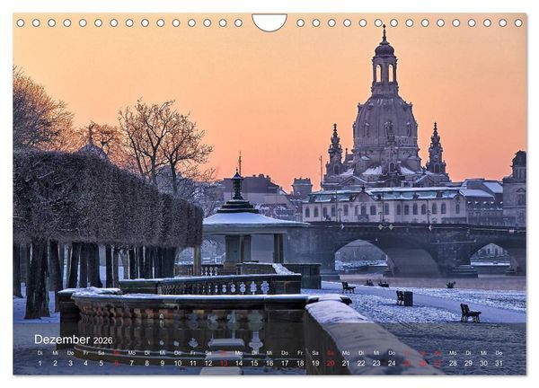 Produktbild: Dresden Bilder 2026 (Wandkalender 2026 DIN A4 quer), CALVENDO Monatskalender
