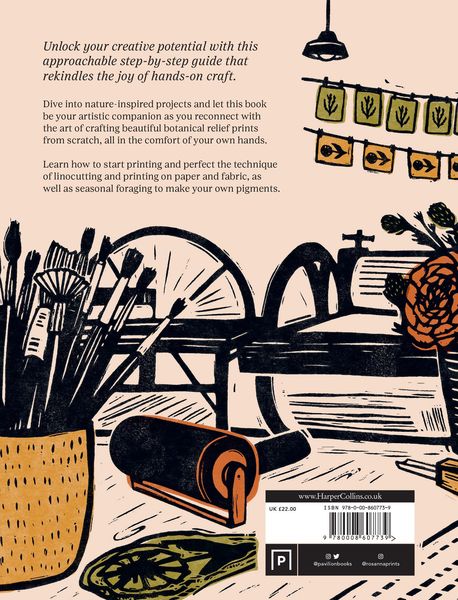 Produktbild: BOTANICAL BLOCK PRINTING HB