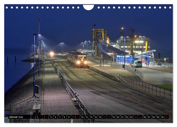 Produktbild: Norddeutsche Eisenbahnen (Wandkalender 2026 DIN A4 quer), CALVENDO Monatskalender