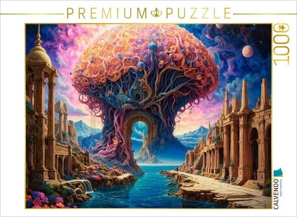 CALVENDO Puzzle Das Portal der Pilze: Die Evolution beschreitet neue, fantastische Wege. | 1000 Teile Lege-Größe 64 × 48 cm Foto-Puzzle für glückliche Stunden