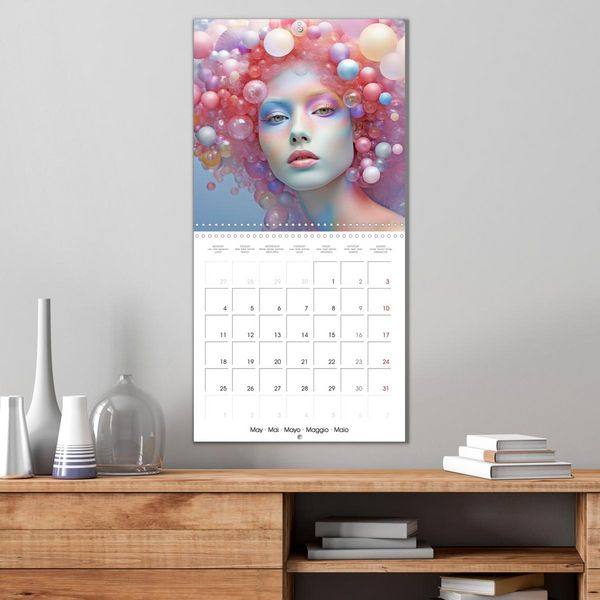 Produktbild: Fascination artful hair (Wall Calendar 2026 12 &times; 12 Inch) CALVENDO 12 Month Wall Calendar