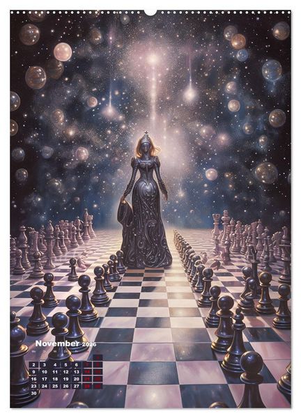 Produktbild: Surrealismus (hochwertiger Premium Wandkalender 2026 DIN A2 hoch), Kunstdruck in Hochglanz