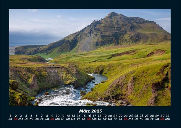 Produktbild: Landschaftskalender 2025 Fotokalender DIN A4