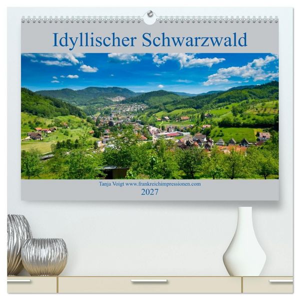 Produktbild: Idyllischer Schwarzwald (hochwertiger Premium Wandkalender 2027 DIN A2 quer), Kunstdruck in Hochglanz