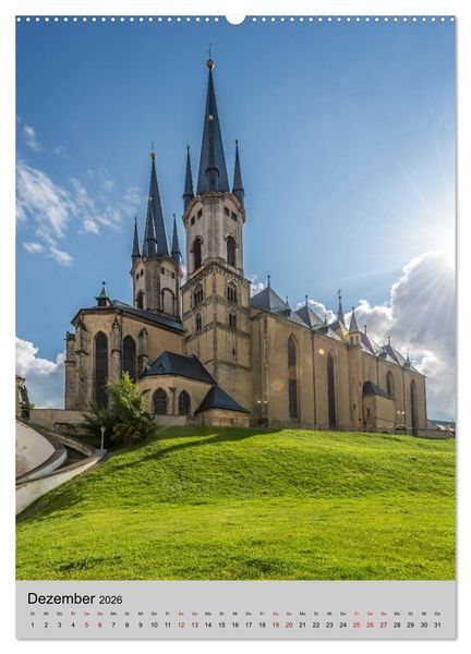 Produktbild: LOKET UND EGER Zwei idyllische Orte in Westb&ouml;hmen (hochwertiger Premium Wandkalender 2026 DIN A2 hoch), Kunstdruck in Hochglanz