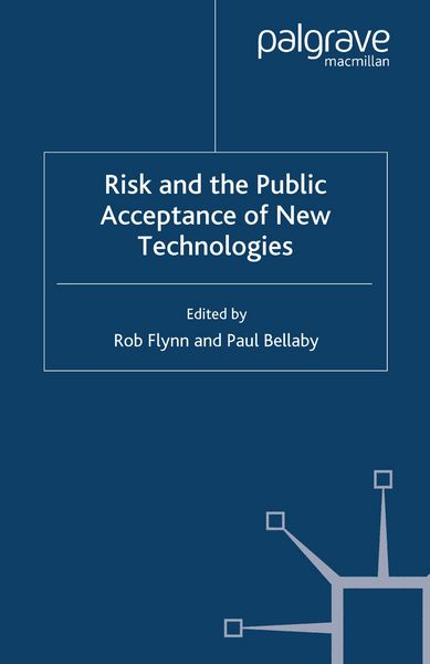 Produktbild: Risk and the Public Acceptance of New Technologies