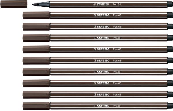Produktbild: STABILO Filzstift Pen 68 umbra