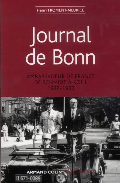 Produktbild: Journal de Bonn ; Ambassadeur de France de Schmidt a Kohl, 1982-1983