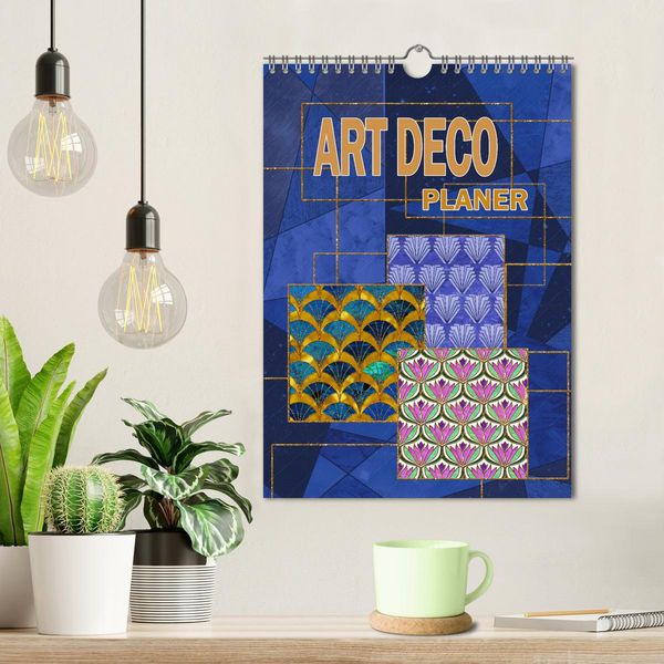 Produktbild: Art Deco Planer (Wandkalender 2026 DIN A4 hoch), CALVENDO Monatskalender
