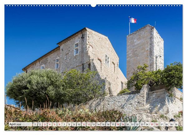 Produktbild: ANTIBES Idyllische Impressionen (Wandkalender 2026 DIN A2 quer), CALVENDO Monatskalender
