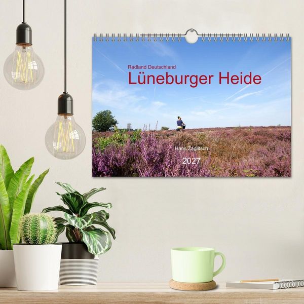 Produktbild: Radland Deutschland - L&uuml;neburger Heide (Wandkalender 2027 DIN A4 quer), CALVENDO Monatskalender