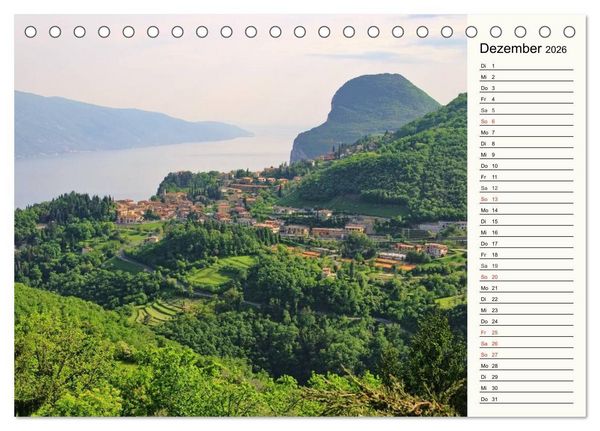 Produktbild: Gardasee (Tischkalender 2026 DIN A5 quer), CALVENDO Monatskalender