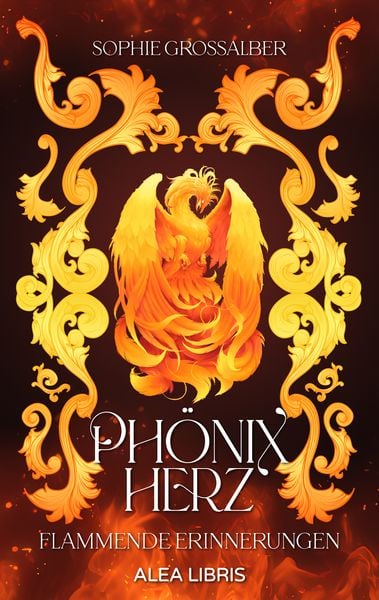 Phönixherz | Farbschnitt in der 1. Auflage, Taschenbuch von Sophie Grossalber, Alea Libris Verlag, 978-3-9882708-3-2