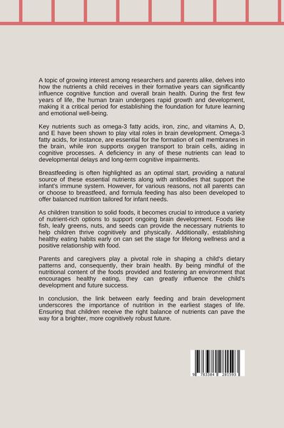 Produktbild: Nourishing Minds: The Link Between Early Feeding and Brain Development