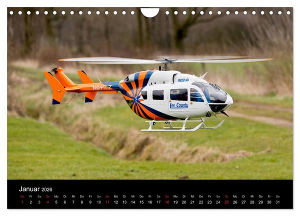Produktbild: Modellhubschrauber (Wandkalender 2026 DIN A4 quer), CALVENDO Monatskalender