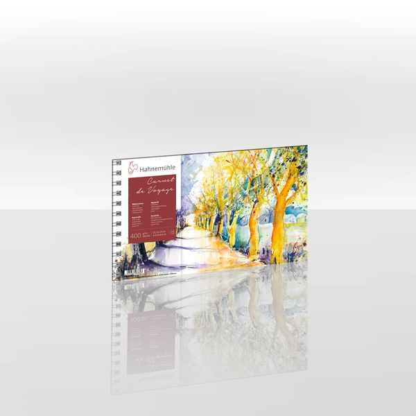 Produktbild: Hahnem&uuml;hle Papier Carnet de Voyage, 15,3 x 25 cm Querformat, 400 g/m&sup2;