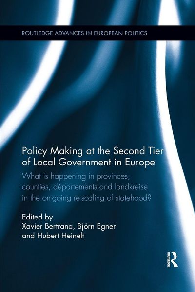 Produktbild: Policy Making at the Second Tier of Local Government in Europe