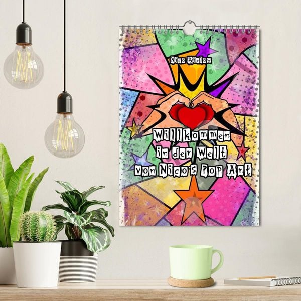 Produktbild: Willkommen in der Welt von Nico&acute;s Pop Art (Wandkalender 2026 DIN A4 hoch), CALVENDO Monatskalender