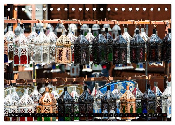 Produktbild: Farbiges Marokko (Tischkalender 2026 DIN A5 quer), CALVENDO Monatskalender