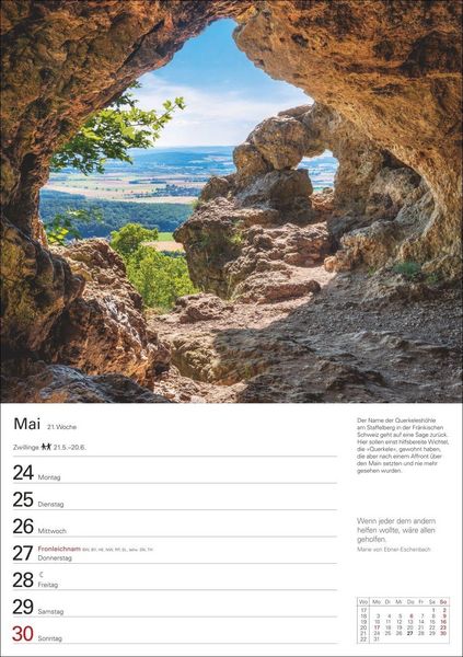 Produktbild: Natursch&auml;tze Deutschlands Wochenplaner 2027 - Eine Reise in 53 Bildern
