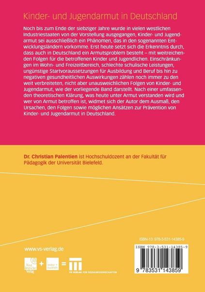 Produktbild: Kinder- und Jugendarmut in Deutschland