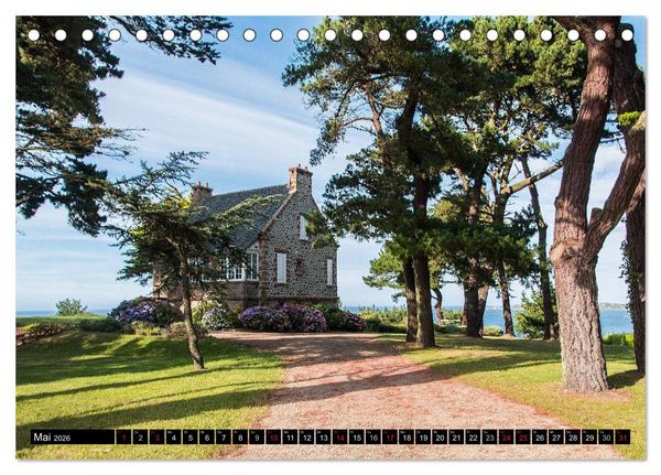 Produktbild: Traumhafte Bretagne (Tischkalender 2026 DIN A5 quer), CALVENDO Monatskalender