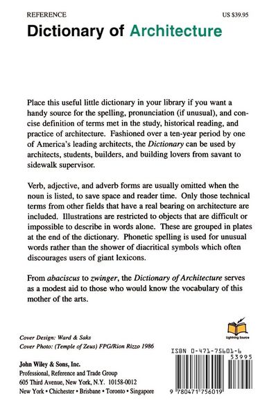 Produktbild: Dictionary of Architecture