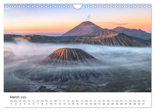 Produktbild: Java, Indonesian Island in the Ring of Fire (Wall Calendar 2026 DIN A4 landscape), CALVENDO 12 Month Wall Calendar