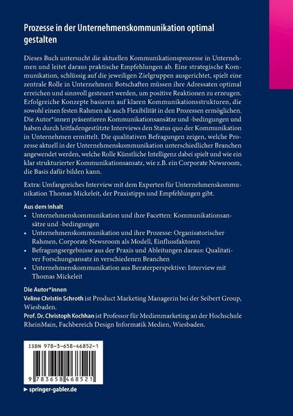 Produktbild: Prozesse in der Unternehmenskommunikation optimal gestalten