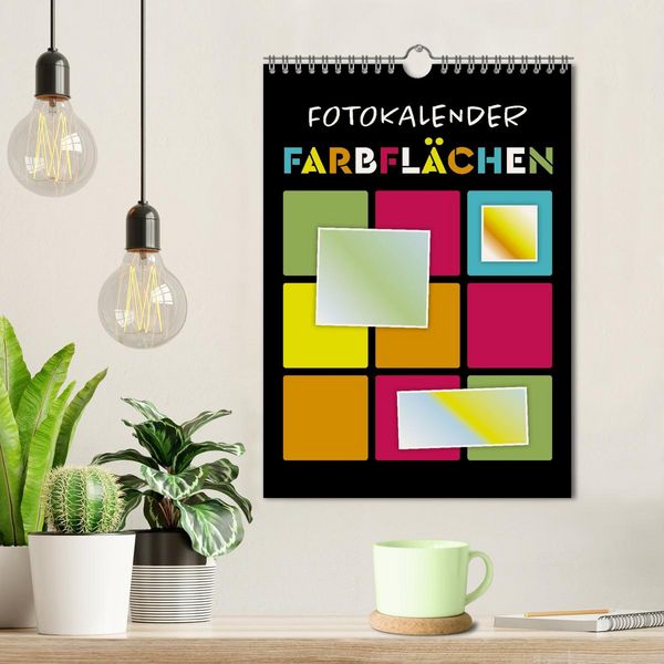 Produktbild: Fotokalender FARBFL&Auml;CHEN (Wandkalender 2027 DIN A4 hoch), CALVENDO Monatskalender