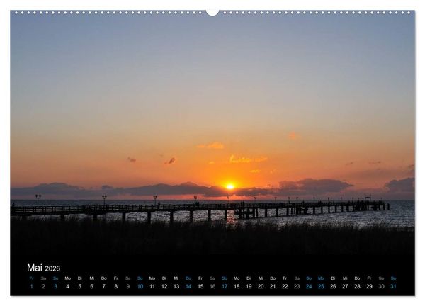 Produktbild: Ostseestrand Graal-M&uuml;ritz (hochwertiger Premium Wandkalender 2026 DIN A2 quer), Kunstdruck in Hochglanz