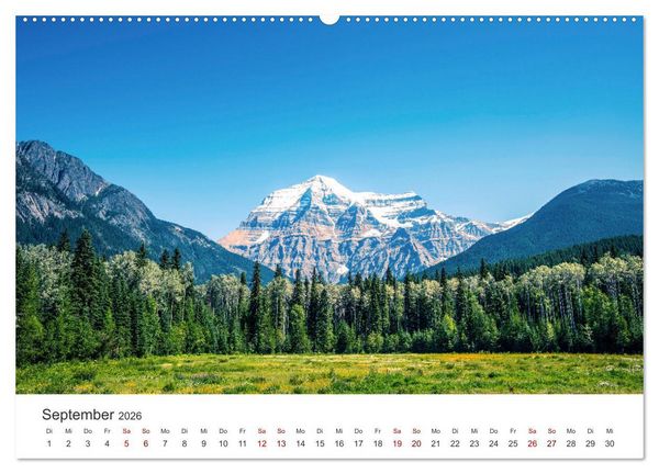 Produktbild: British Columbia - Faszination Kanada (Wandkalender 2026 DIN A2 quer), CALVENDO Monatskalender